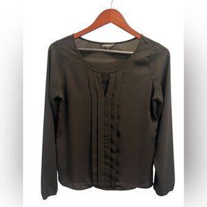 Express Women's Elegant Black Blouse Size XS